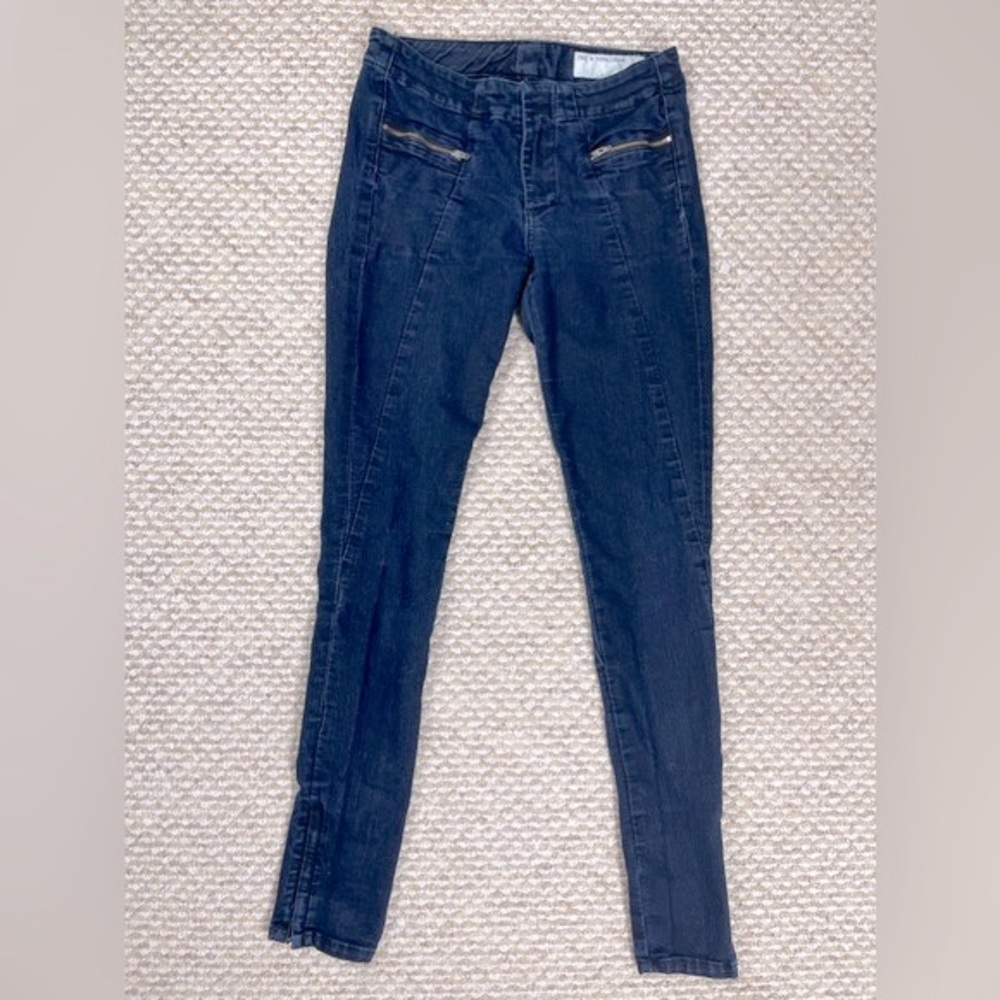 Rag & Bone Skinny Moto Jeans